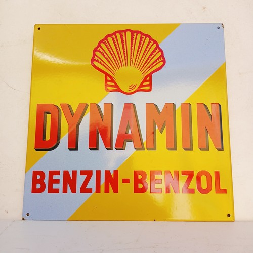 Insegna smaltata shell 45x45cm - insegna,