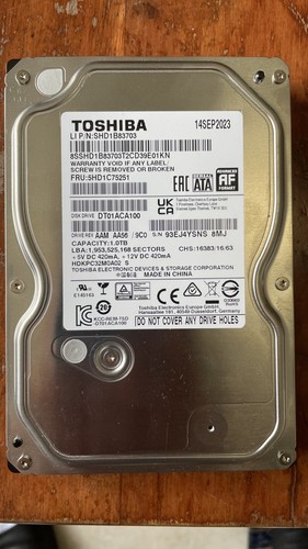 Hdd toshiba 1tb - hdd,