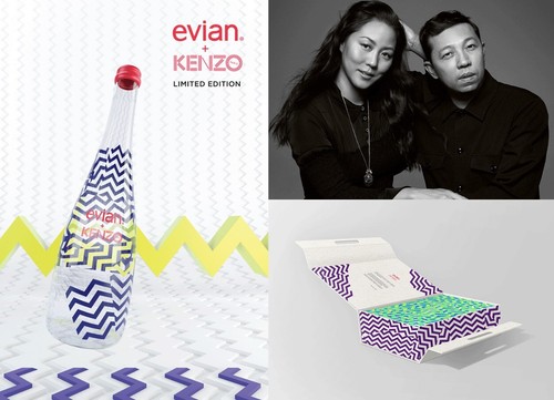 Evian ltd edition water - evian,