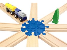 Blu 6-Way Pista per Brio