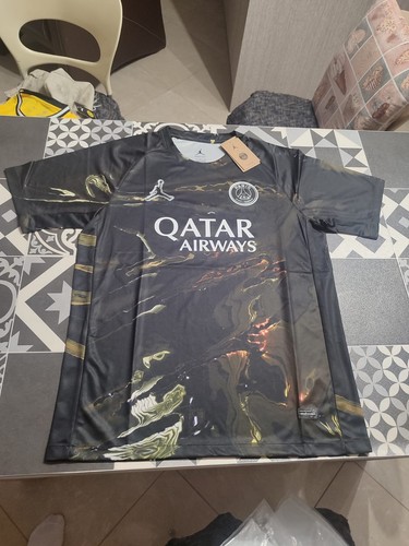 Maglia psg jordan nera - maglia, oro