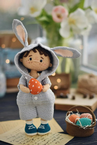 Peluche coniglietto fatto - , a