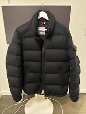 MONCLER MONTGENEVRE PIUMINO CORTO CON CAPPUCCIO NERO TAGLIA 4