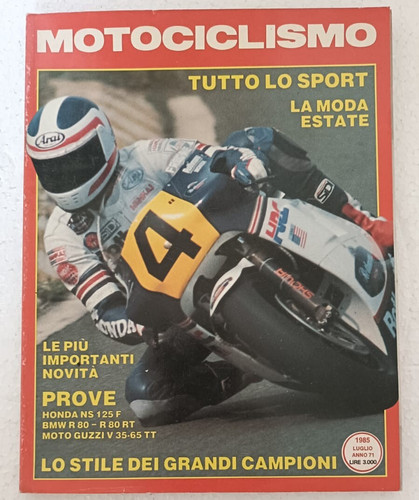 Motociclismo 1985 honda ns - motociclismo,