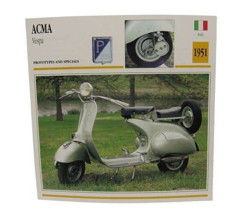Acma vespa 1951 - acma, and