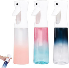 3 Pezzi Flacone Spray per Capelli Set, Nebulizzatore per Acqua Continua Vuoto, 3