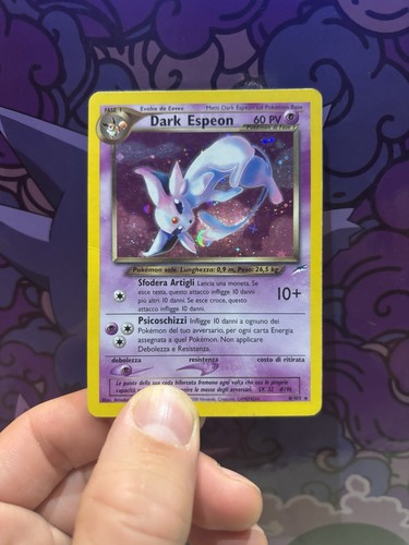 Carta pokémon dark espeon neo - pokémon,