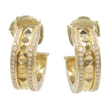 BVLGARI B-zero1 orecchini traforati diamante oro giallo 18KYG usati donna