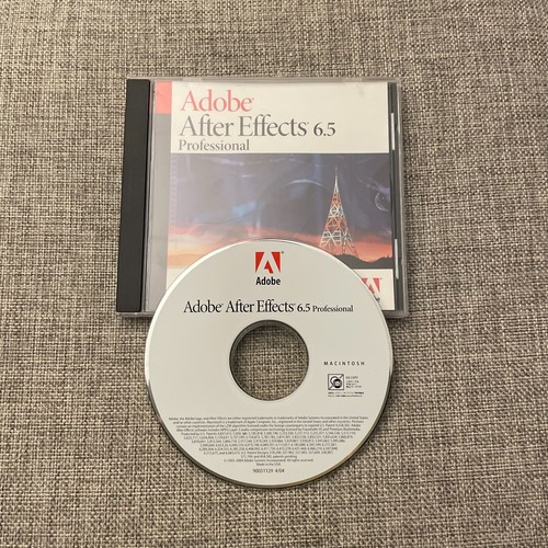 Adobe after effects 5 - adobe, 6.5