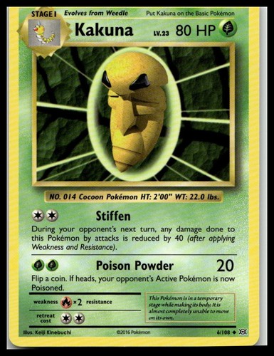 Pokemon kakuna 1999 - pokemon,