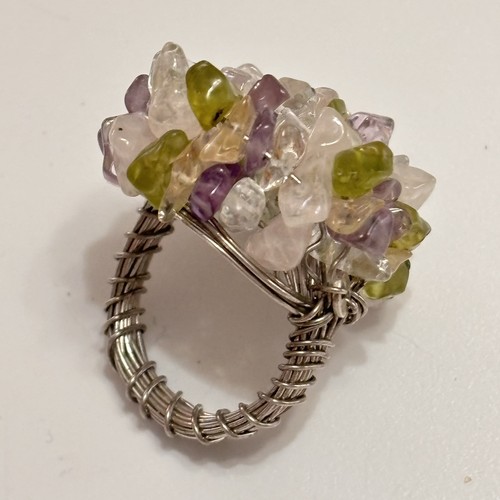 Anello grappolo pepita - anello, a