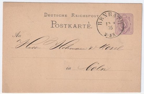 Tedesco reichspost 1877 - tedesco,