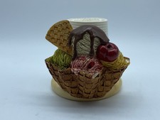 Porta bicchieri Artefice Ottanta Made in Italy  Decorate a mano. ( Difetto)