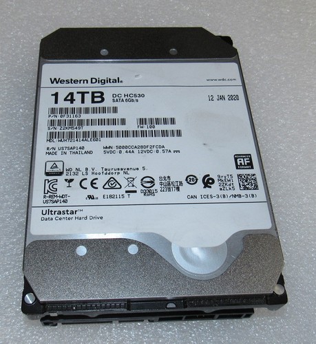 Western digital hc530 - digital, 14tb