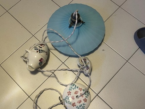 Vecchio lampadario vetro - lampadario,