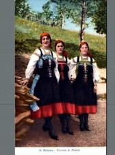 Vercelli - Valsesia costume di Fobello f. piccolo non spedita