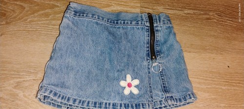 Gonna culotte jeans - , denim