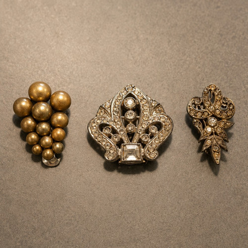 Antico abito art deco - , clip