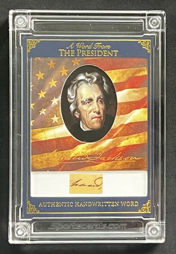 Andrew jackson una parola - parola, da
