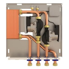 MODULO SEPARAZIONE CALDAIA BIOMASSA 2 CIRCOLATORI SCABIAOTRE 30 PIASTRE HYDRO