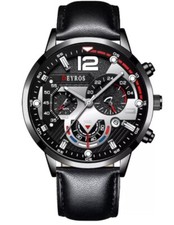 Orologio da polso al quarzo da uomo Steel Silver. Orologi uomo lusso business