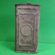 LATTINA LATTA 1933 PETROLIO SIAP  VINTAGE RETRO MODERNARIATO ARREDAMENTO METALLO