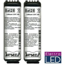 2 Batterie pila allarmi Daitem