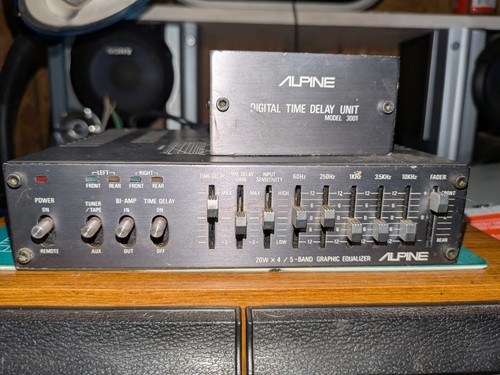 Vintage raro alpine - raro, autoradio