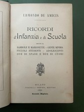 Edmondo De Amicis, Ricordi