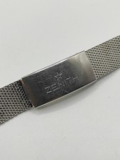 Zenith vintage bracelet mesh 19 mm stainess steel - bracciale Zenith