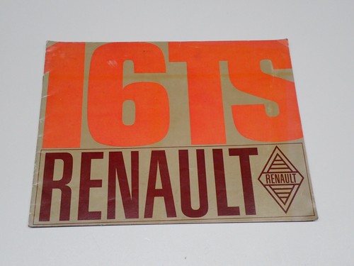 Renault depliant - 16, ts