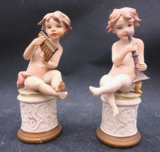 COPPIA STATUINE IN CERAMICA DI
