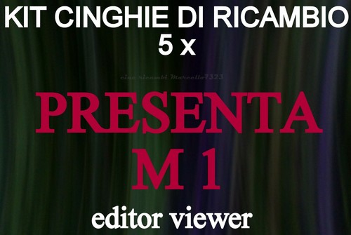 Kit cinghie ricambio 5 x - di,