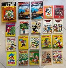 Lotto fumetti vintage Topolino Walt Disney braccio di ferro + altri 20 pezzi