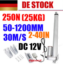 12V 250N 50mm-1000mm Elettrico