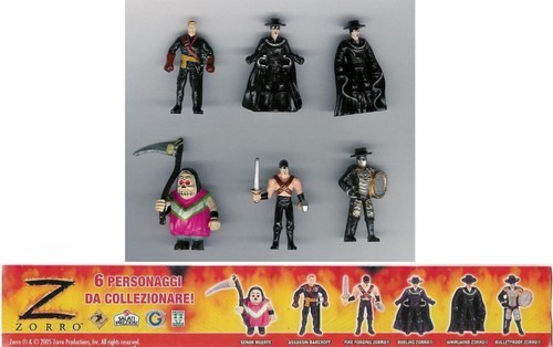 Zorro mini figure set - zorro,