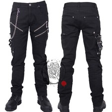 Pantalone uomo gotico nero