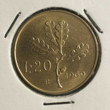 Italia - Moneta 20 LIRE Ramo di Quercia - dal 1957 al 2001 - entra e scegli