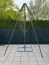 ombrellone da giardino, marca Trifon, colore tortora, modello maxi Roma 3x4