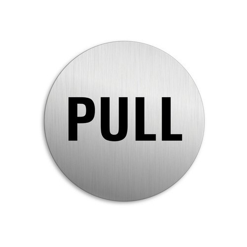 Targa pull mm alluminio - 75,