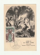 CARTOLINA MAXIMUM LOUIS IX -