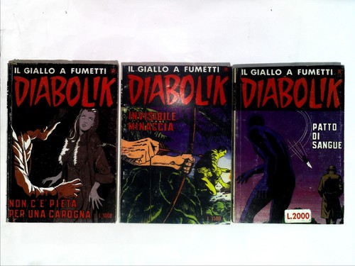 Lotto diabolik ristampa - lotto,