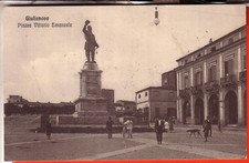 CARTOLINA  GIULIANOVA   FP VIAGGIATA 1910 PIAZZA VITTORIO EMANUELE  OCC