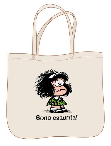 Mafalda sono esaurita borsa - sono,