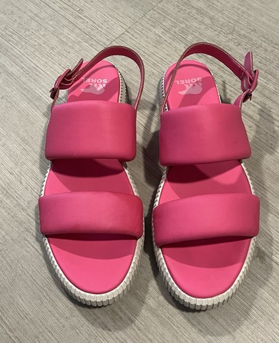 Sandali piatti sorel rosa - piatti,