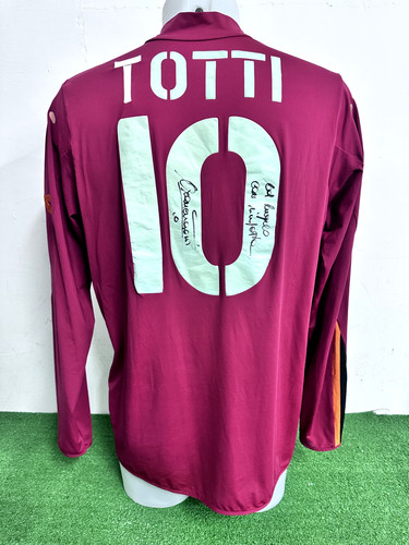 Maglia roma totti match - maglia, worn
