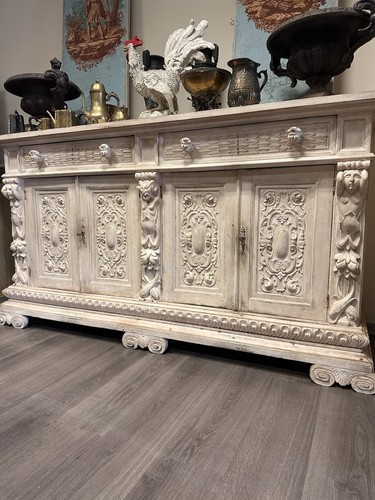 Antico mobile credenza tre - credenza, a