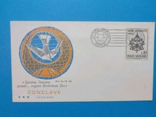 CONCLAVE - VATICANO BUSTA CON FRANCOBOLLO PRIMO GIORNO FDC