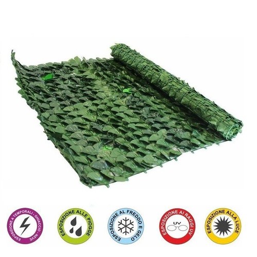 Siepe finta artificiale foglie - finta,
