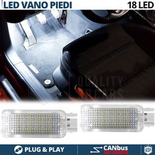 2 Luci LED Vano Piedi Per Audi